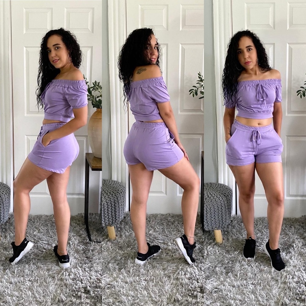 Women’s Runner Shorts Loungewear Matching Sets